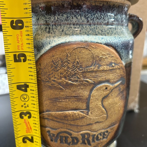 Wild Rice Duck Pottery Canister - Picture 3 of 7
